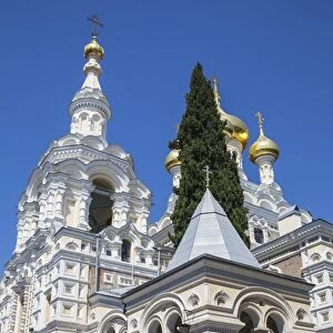 Ukraine, Crimea, Yalta, Alexander Nevsky Cathedral