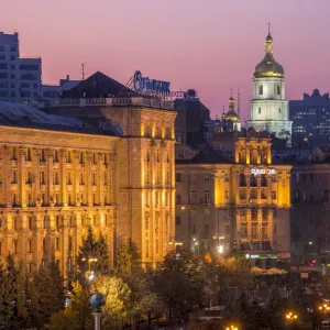 Ukraine, Kyiv, Maidan Nezalezhnosti (Independence Square), Maidan Square