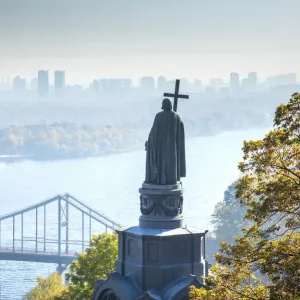 Ukraine, Kyiv, Saint Volodymyr Monument, Dedicated To The Great Prince of Kyiv