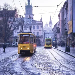 Ukraine, Lviv, Rynok Square, Market Square, Square Was Planned In The Second Half Of
