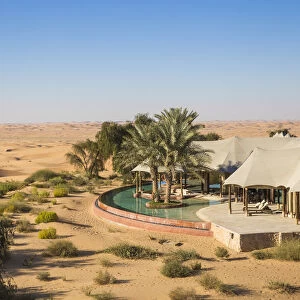 United Arab Emirates, Abu Dhabi, Al Ain, Remah Desert, Luxury villas at Telal Resort