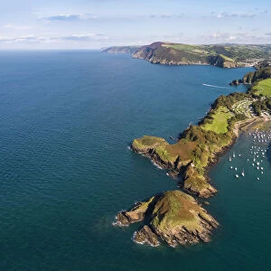 United Kingdom, Devon, North Devon coast, coastal scenery at Watermouth Bay near