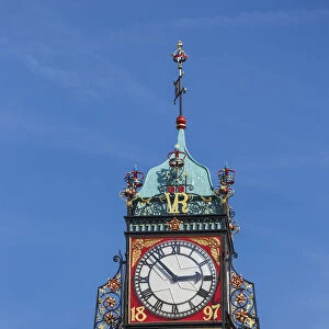 United Kingdom, England, Cheshire, Chester, Eastgate & Eastgate Clock