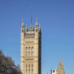 United Kingdom, England, London. Palace of Westminster, the houses of Parliament of