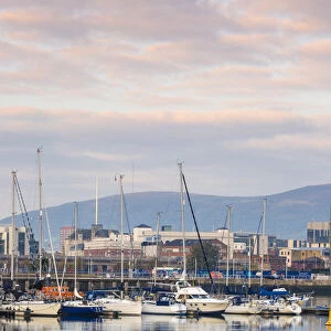 United Kingdom, Northern Ireland, Belfast, Belfast Harbour Marina