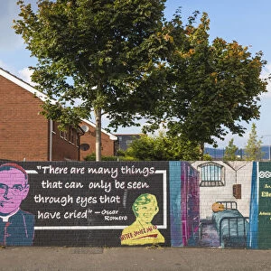United Kingdom, Northern Ireland, Belfast, Falls Road, Political murals