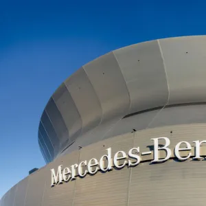 United States, Louisiana, New Orleans. Mercedez Benz Superdome, home of the New Orleans