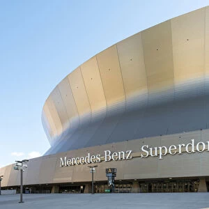 United States, Louisiana, New Orleans. Mercedez Benz Superdome, home of the New Orleans