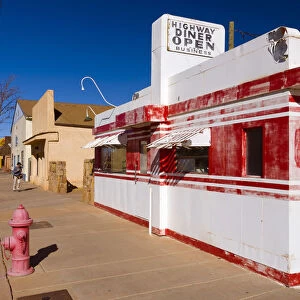 USA, Arizona, Winslow, Highway Diner (a Valentine Diner)