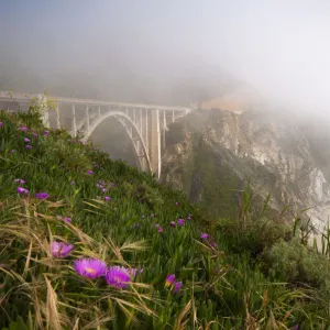 USA, California, Highway 1, Bixby Bridge