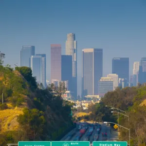 USA, California, Los Angeles, Route 110