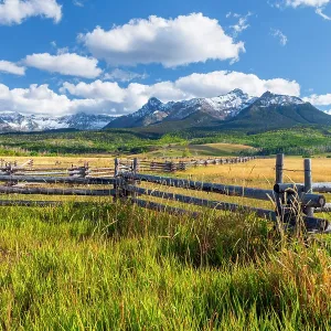 USA, Colorado Print - Telluride Hastings Mesa and Mount Sneffels Range USA, Colorado Print - Telluride Hastings Mesa and Mount Sneffels Range