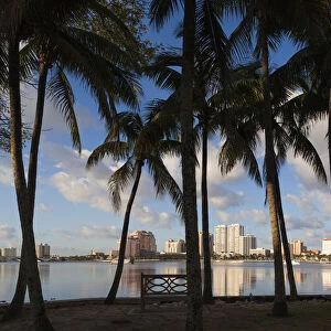 USA, Florida, West Palm Beach, city view