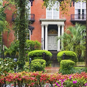 USA, Georgia, Savannah, House in the Historic district