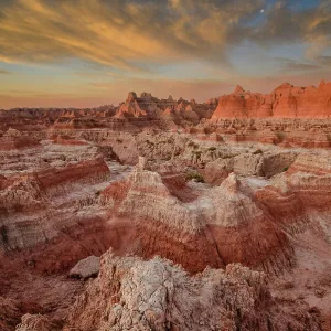 USA, Great Plains, South Dakota, Badlands National Park, Big Badlands Overlook