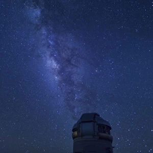 USA, Hawaii, The Big Island, Mauna Kea Observatory (4200m), Gemini Northern Telescope