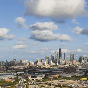 USA, Illinois, Chicago, Panoramic City Skyline