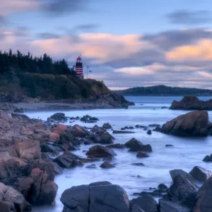 USA, Maine, Lubec, West Quoddy Lighthouse