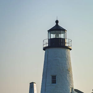 USA, Maine, Pemaquid Point, Pemmaquid Point Lighthouse