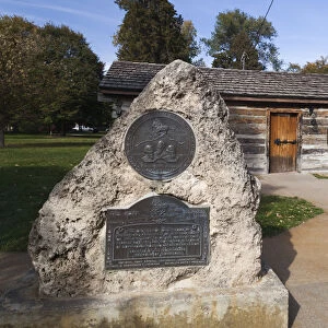 USA, Nebraska, Gothenburg, original Pony Express Station used 1860-1861