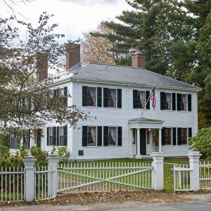 USA, New England, Indian Summer, East, Massachusetts, Concord, Ralph Waldo Emerson House