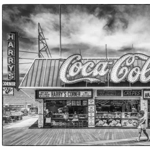 USA, New Jersey, The Jersey Shore, Wildwoods, Wildwoods Beach Boardwalk