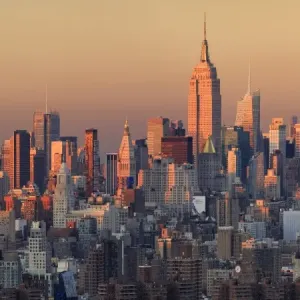 USA New York City Manhattan Skyline Print from Brooklyn USA New York City Manhattan Skyline Print from Brooklyn