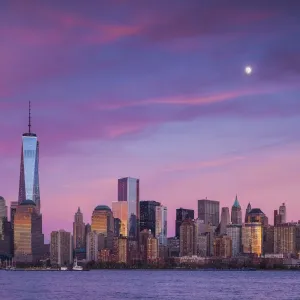Print of Lower Manhattan and Freedom Tower Print of Lower Manhattan and Freedom Tower