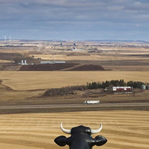 USA, North Dakota, New Salem, Salem Sue, Worlds Largest Holstein Cow