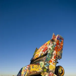 USA, Texas, Amarillo, Route 66, Cadillac Ranch