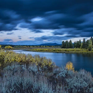 USA, Wyoming, Rockie Mountains, Teton County, Grand Teton National Park, Snake river