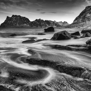 Uttakleiv Coastline, Lofoten Islands, Norway Uttakleiv Coastline, Lofoten Islands, Norway