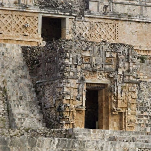 Uxmal, Mexico. The Mayan ruins at Uxmal in Yucatan Mexico