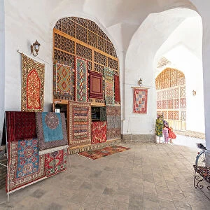 Uzbekistan, Bukhara, Tim Abdullah Khan bazaar interior