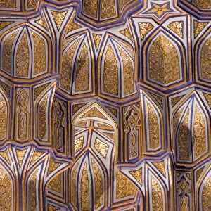Uzbekistan, Samarkand, Guri Amir Mausoleum, Ceiling