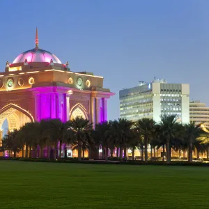 V. I. P Entrance gateway to the Emirates Palace Hotel, Abu Dhabi, United Arab Emirates