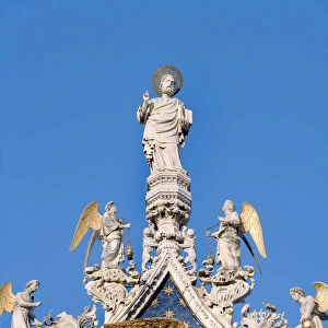 Venecian Lion, St. Marks Basilica, Venice, Veneto, Italy