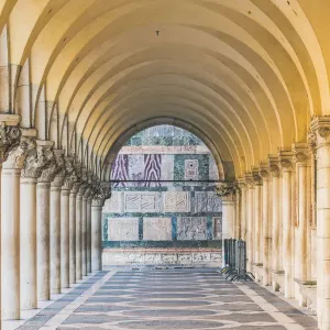 Venetian Print of Doges Palace Arcade Venetian Print of Doges Palace Arcade