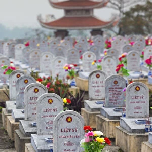 Vietnam, DMZ Area, Quang Tri Province, Cam Lo, North Vietnamese Military cemetery