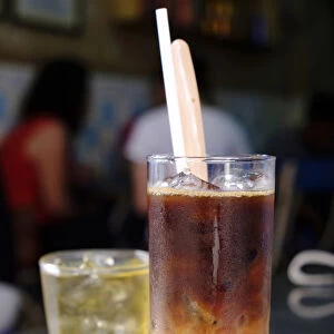 Vietnam, Ho Chi Minh City (Saigon), authentic Saigonese / Vietnamese iced coffee in
