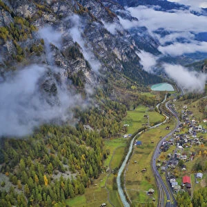 View from above, Zermatt, Switzerland