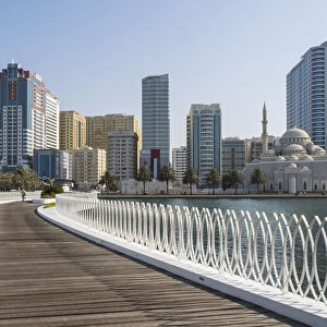 View from Al Noor Island, Sharjah, United Arab Emirates