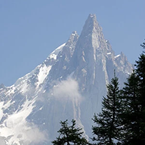 View of Alps near Chamonix France