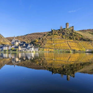 View at Beilstein, Mosel valley, Hunsruck, Rhineland-Palatinate, Germany