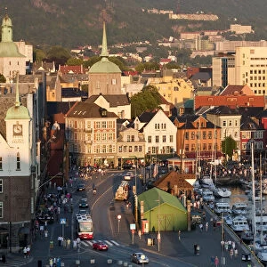 View over Bergen, Hordaland, Norway