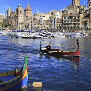 View of Birgu (Vittoriosa) from Isla (Senglea), Malta