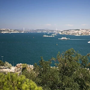 View of the Bosphorus from Topkapi Palace, Istanbul, Turkey
