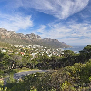 View of Camps Bay, Cape Town, Western Cape, South Africa