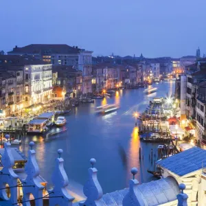 Venice Print: Canal Grande and Rialto Bridge Venice Print: Canal Grande and Rialto Bridge