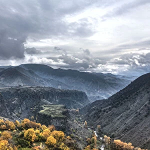 View of Caucasus mountains, Garni, Kotayk Province, Armenia